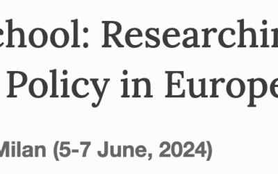 Spring School “Researching Care and Care Policy in Europe: challenges for care resilience in turbulent times”